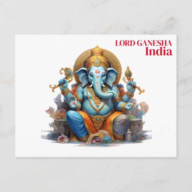 India Vintage Tourism Travel Add Postcard (Front)