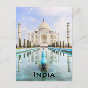 India Vintage Travel Tourism Add Postcard