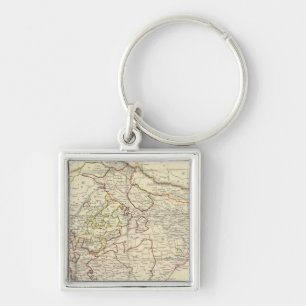 India XII Index map Key Ring