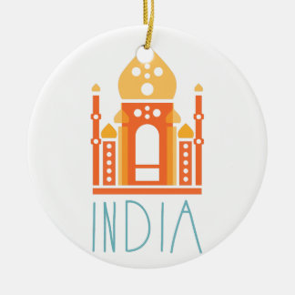 India yoga ceramic tree decoration