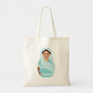 Indian (Aqua) Matryoshka Bag