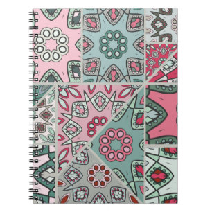 Indian Arabic Patchwork Quilt Vintage Notebook