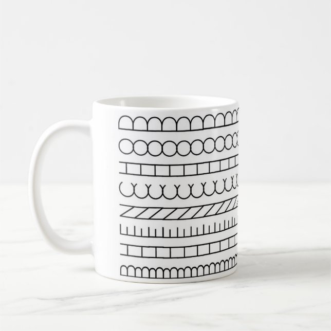 Indian Art Design on a mug (Left)