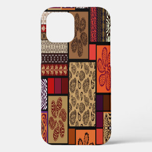Indian arts, mega seamless creative set. iPhone 12 case