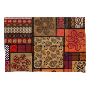 Indian arts, mega seamless creative set. pillowcase