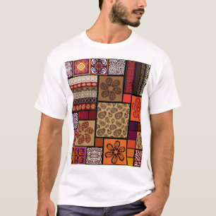 Indian arts, mega seamless creative set. T-Shirt