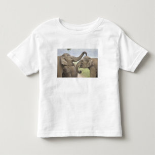 Indian Asian Elephants play Fighting Toddler T-Shirt