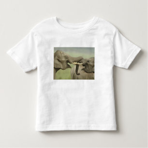 Indian Asian Elephants play Fighting Toddler T-Shirt
