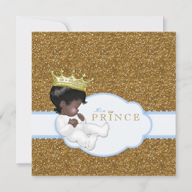 Indian Baby Boy Shower Invitation (Front)