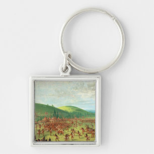 Indian Ball Game Key Ring