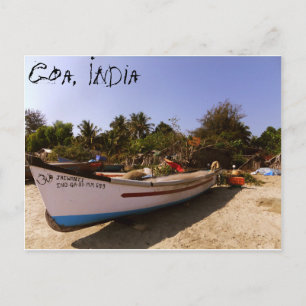 Indian beach time postcard