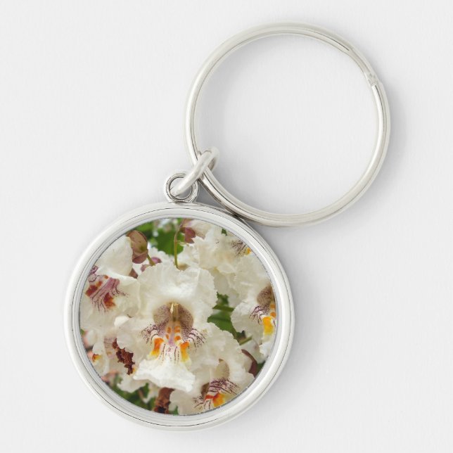 Indian Bean Tree Flowers Key Ring (Front)