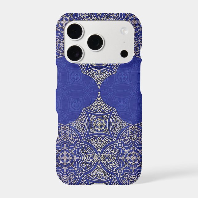 Indian blue temple iPhone case (Back)