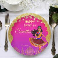 Indian Bollywood girls birthday party template