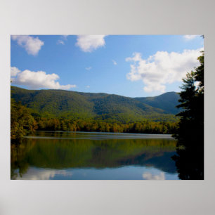 Indian Boundary Lake Reflection Poster