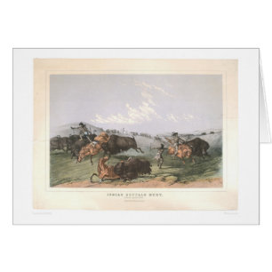 Indian Buffalo Hunt: "Close Quarters" (0743A)