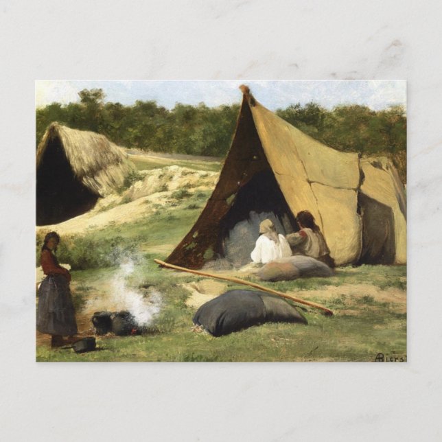 Indian Camp Postcard (Front)