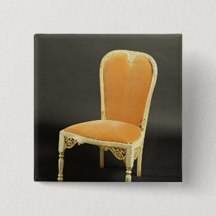 Indian chair, c.1820 15 cm square badge