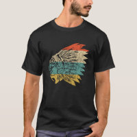 Indian Chief Headgear Native American Feather Head