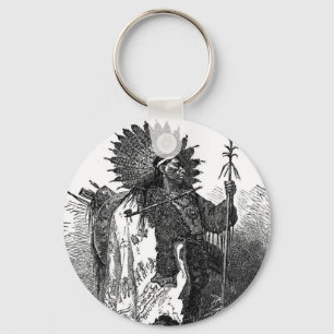 Indian Chief Keychain