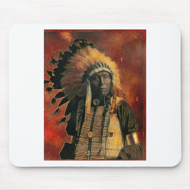 Indian_Chief Mouse Pad (Front)