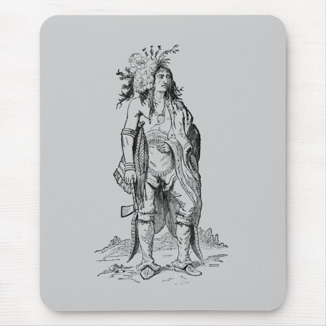 Indian Chief MOuse Pad (Front)