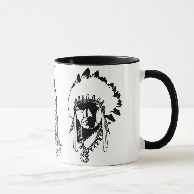 Indian Chief Mug (Right)