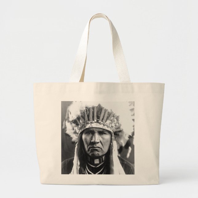 INDIAN CHIEF NATIVE AMERICAN TOTE PURSE (Front)
