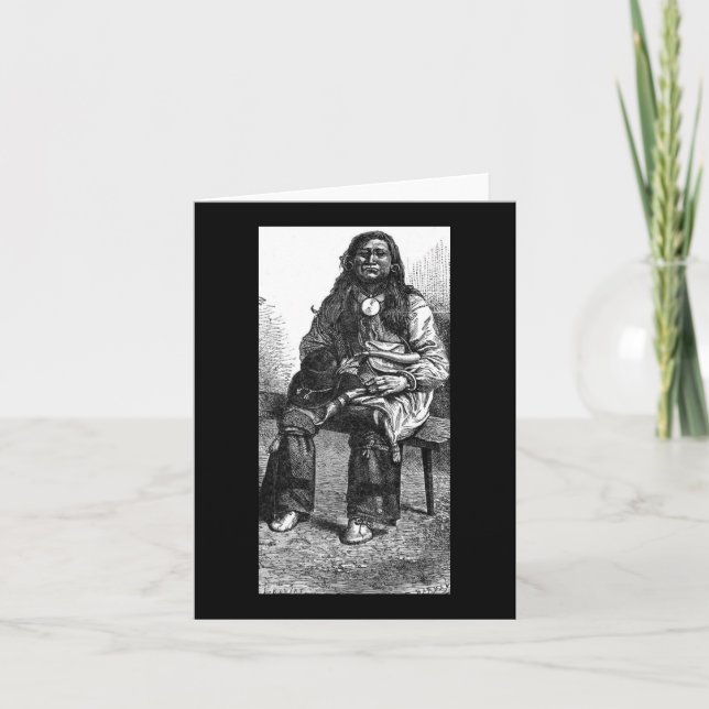 Indian Chief Note Card (Front)
