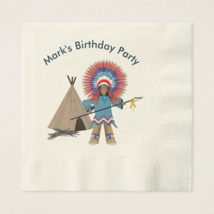 Indian Chief Party Napkins - Kids' Party