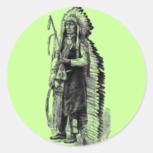 Indian Chief Sticker
