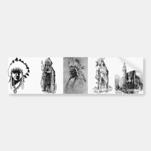 Indian Chiefs Bumper Sticker