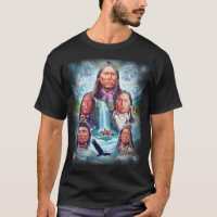 Indian Chiefs Native Americans Mens Template Black