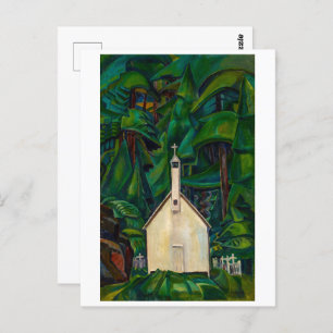 Indian Church   Emily Carr   Postcard
