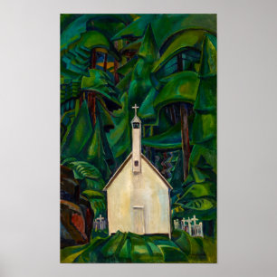 Indian Church   Emily Carr   Poster