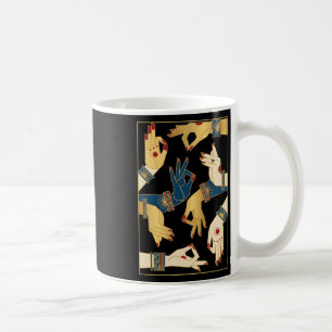 Indian Clical Dance Mudras Bharatanatyam Spiritual Coffee Mug
