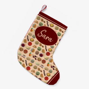 Indian Cooking Foods Dishes Cuisine of India Small Christmas Stocking