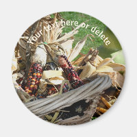 Indian Corn Basket Nature Personalised