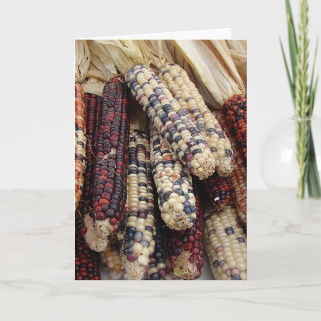 Indian Corn Card (Front)