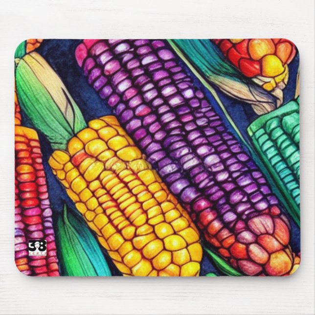 Indian Corn Mouse Pad (Front)