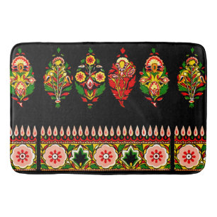 Indian Cotton Fabric  Bath Mat
