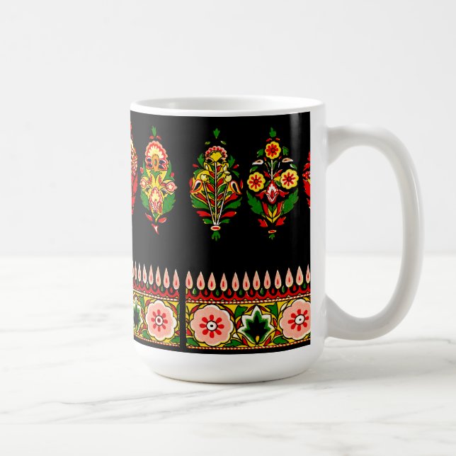 Indian Cotton Fabric  Coffee Mug (Right)