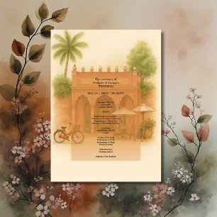 Indian Courtyard Destination wedding program
