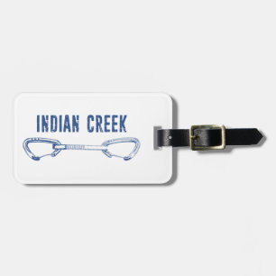 Indian Creek Climbing Quickdraw Luggage Tag