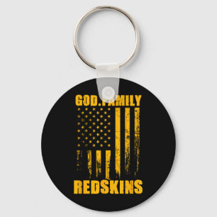 Indian Creek Redskins God. Family. Vintage Usa Fla Key Ring