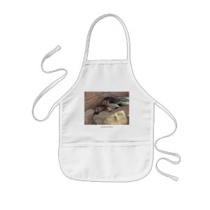 Indian Crested Porcupines Kids Apron