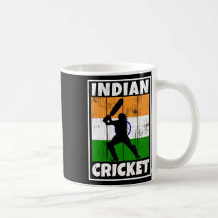 Indian Cricket Fan Flag Of India Cricket Coffee Mug