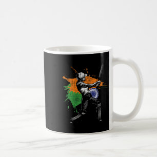 Indian Cricket Game - Cricketer Tsman Tting Cricke Coffee Mug