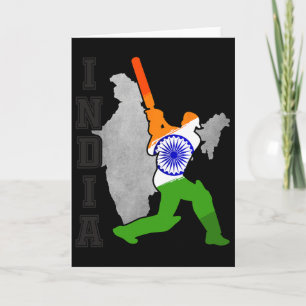Indian Cricket Jersey India Cricket Team Lover Sup Card