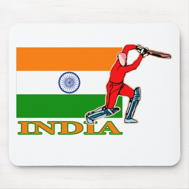Indian Cricket Player Mouse Pad (Front)
